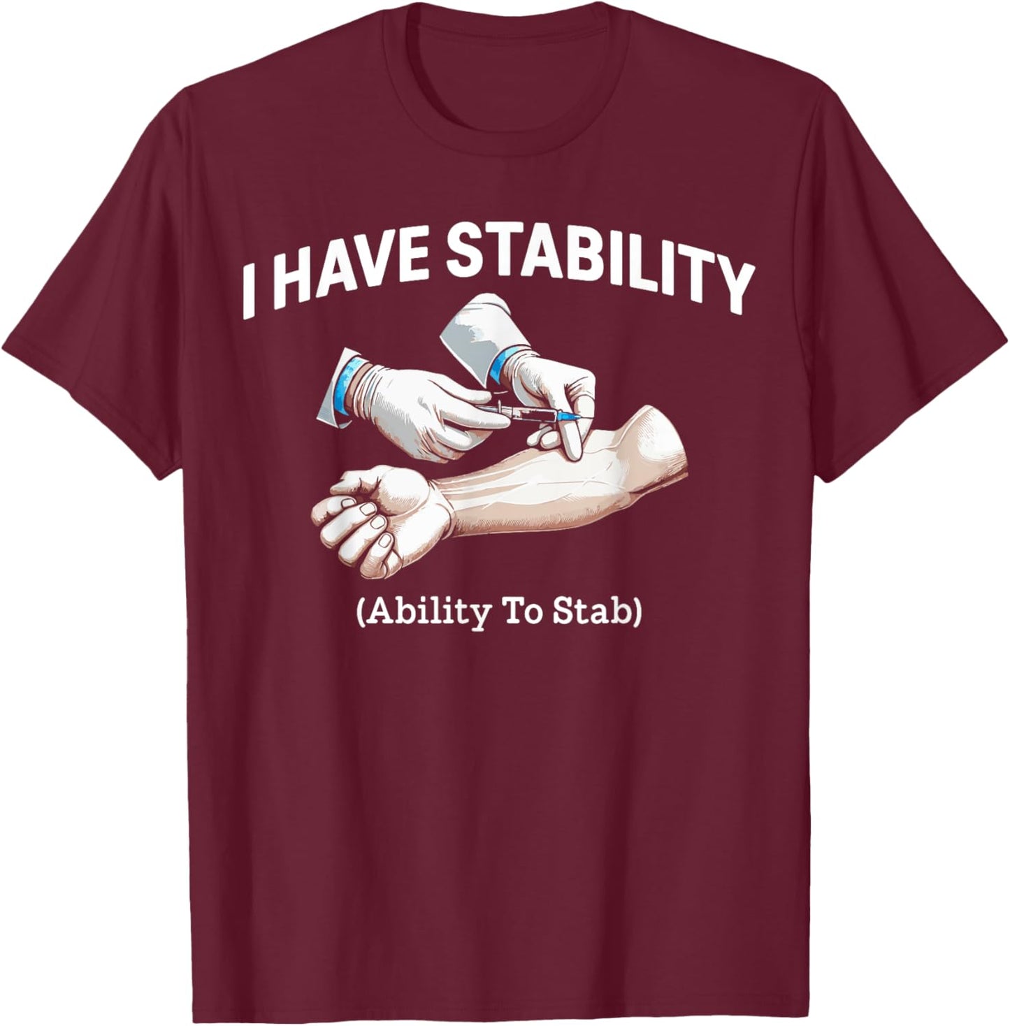 Phleb Funny Phlebotomist T-Shirt - T-Shirt | Maroon