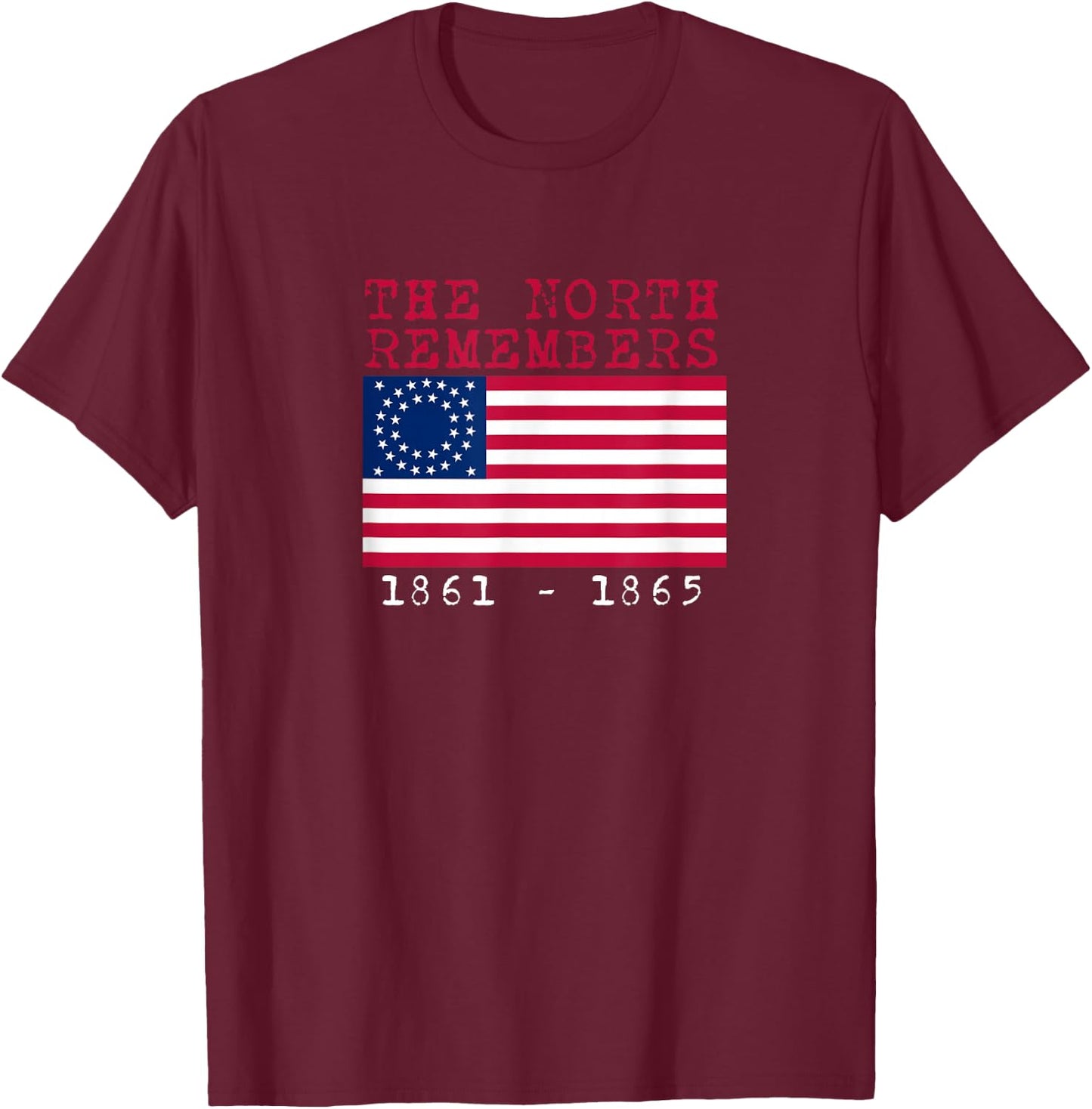 Civil War Union Rememberance / Union Army Pride T-Shirt - T-Shirt | Maroon