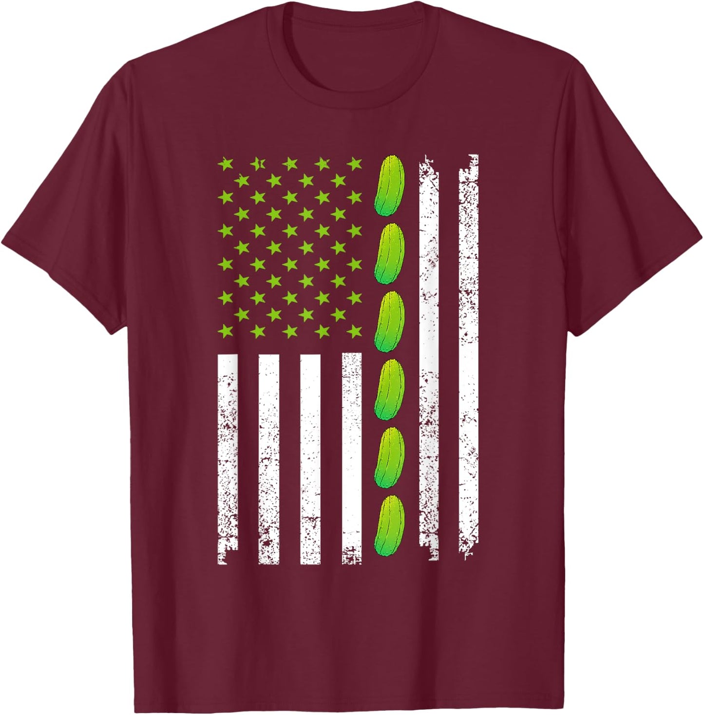 Cool Pickle Art Women Kids Gag Dill Pickle Costume T-Shirt - T-Shirt | Maroon