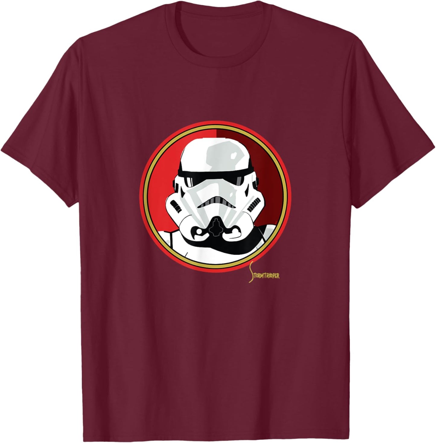 Star Wars Stormtrooper Classic Character Matching 2-Sided T-Shirt - T-Shirt | Maroon