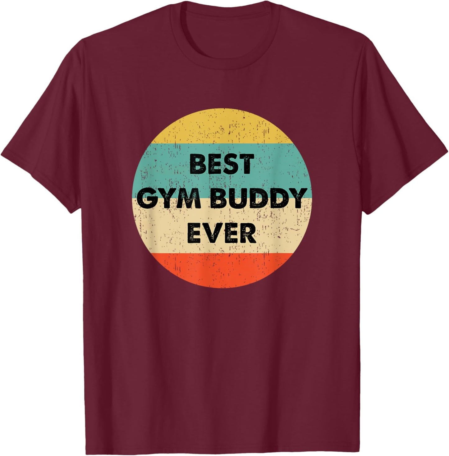 Gym Buddy T-Shirt - T-Shirt | Maroon