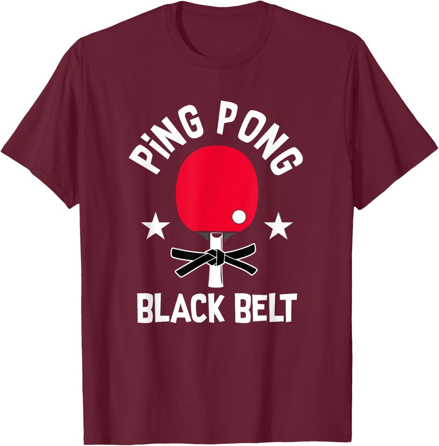 Ping Pong Table Tennis Player T-Shirt - T-Shirt | Maroon