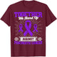 Together We Stand Up Against Pancreatic Cancer Awareness T-Shirt - T-Shirt | Maroon