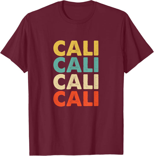 Cali Colombia T-Shirt - T-Shirt | Maroon