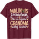 Cool Malinois Grandma Of A Belgian Malinois Grandmother T-Shirt - T-Shirt | Maroon