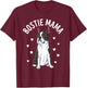 Bostie Mama Cute Boston Terrier Mom Dog Lover Women T-Shirt - T-Shirt | Maroon