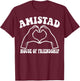 AMISTAD House of Friendship, RCA Friendly School Spirit T-Shirt - T-Shirt | Maroon