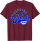 Florida Softball Vintage Kids Team Retro Softball Fan T-Shirt - T-Shirt | Maroon