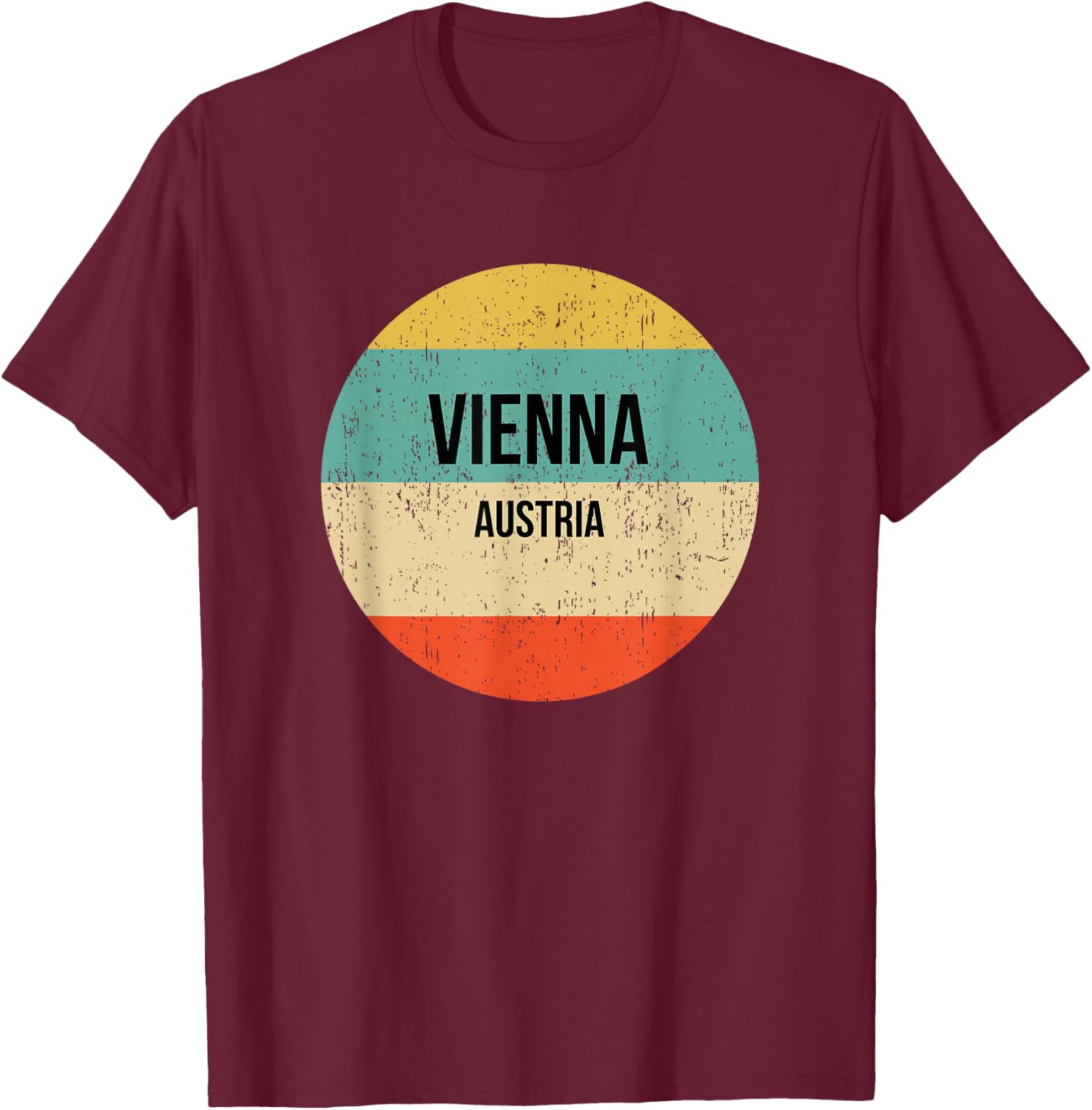 Vienna Austria T-Shirt - T-Shirt | Maroon