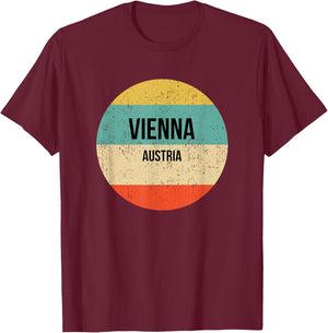 Vienna Austria T-Shirt - T-Shirt | Maroon
