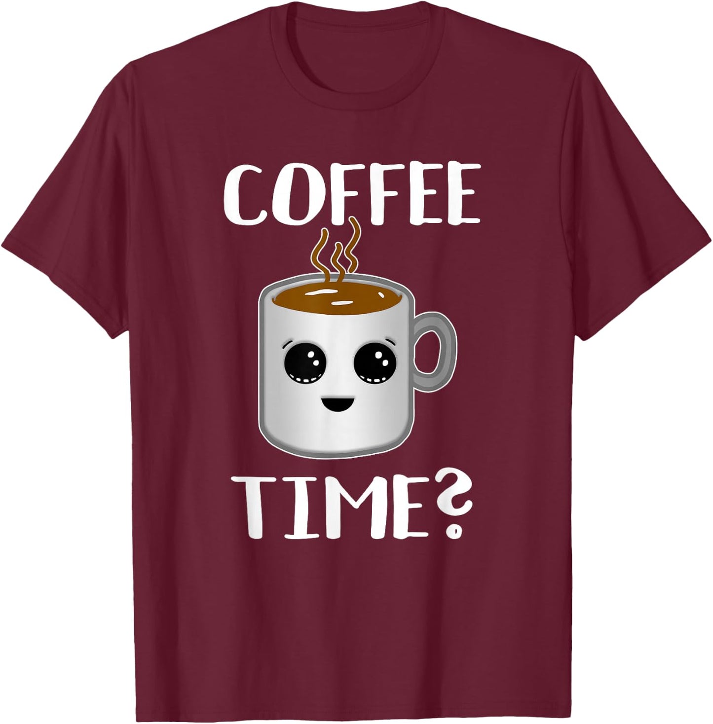 Nice Coffee Time Joke - Great Brewmaster / Cafe Barista T-Shirt - T-Shirt | Maroon