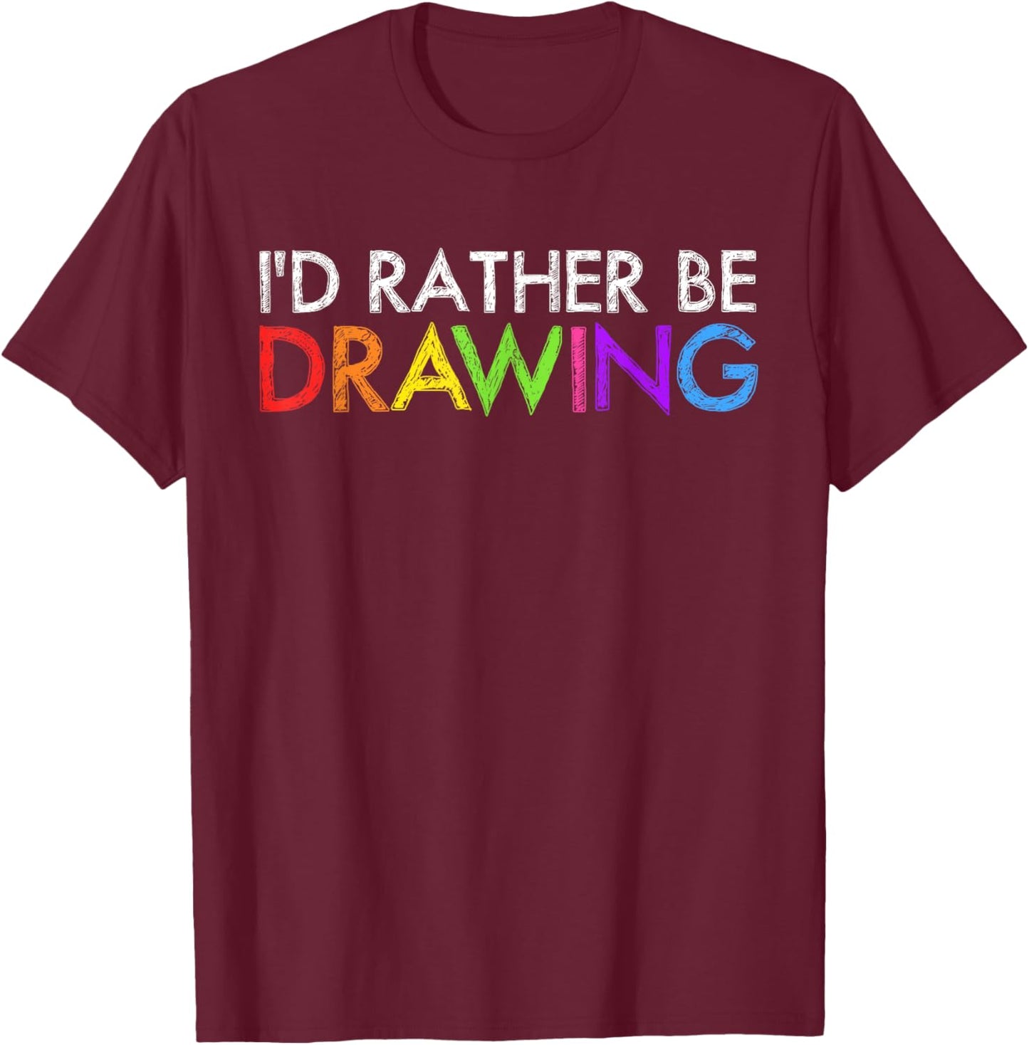 Cool Artist Women Drawing Lovers Painter Art Teacher T-Shirt - T-Shirt | Maroon