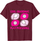 Cool Grandmas Play Pickleball Pickleball Grandma T-Shirt - T-Shirt | Maroon