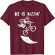 Bmx Jesus & bmx funny jesus christ christian bike ride kid T-Shirt - T-Shirt | Maroon