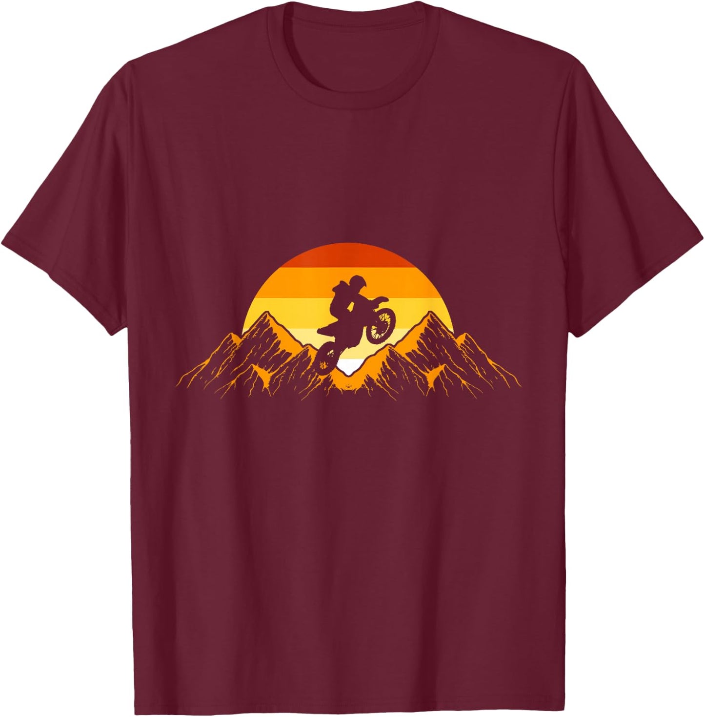 MX Motocross Biker Dirt Bike - Supercross T-Shirt - T-Shirt | Maroon