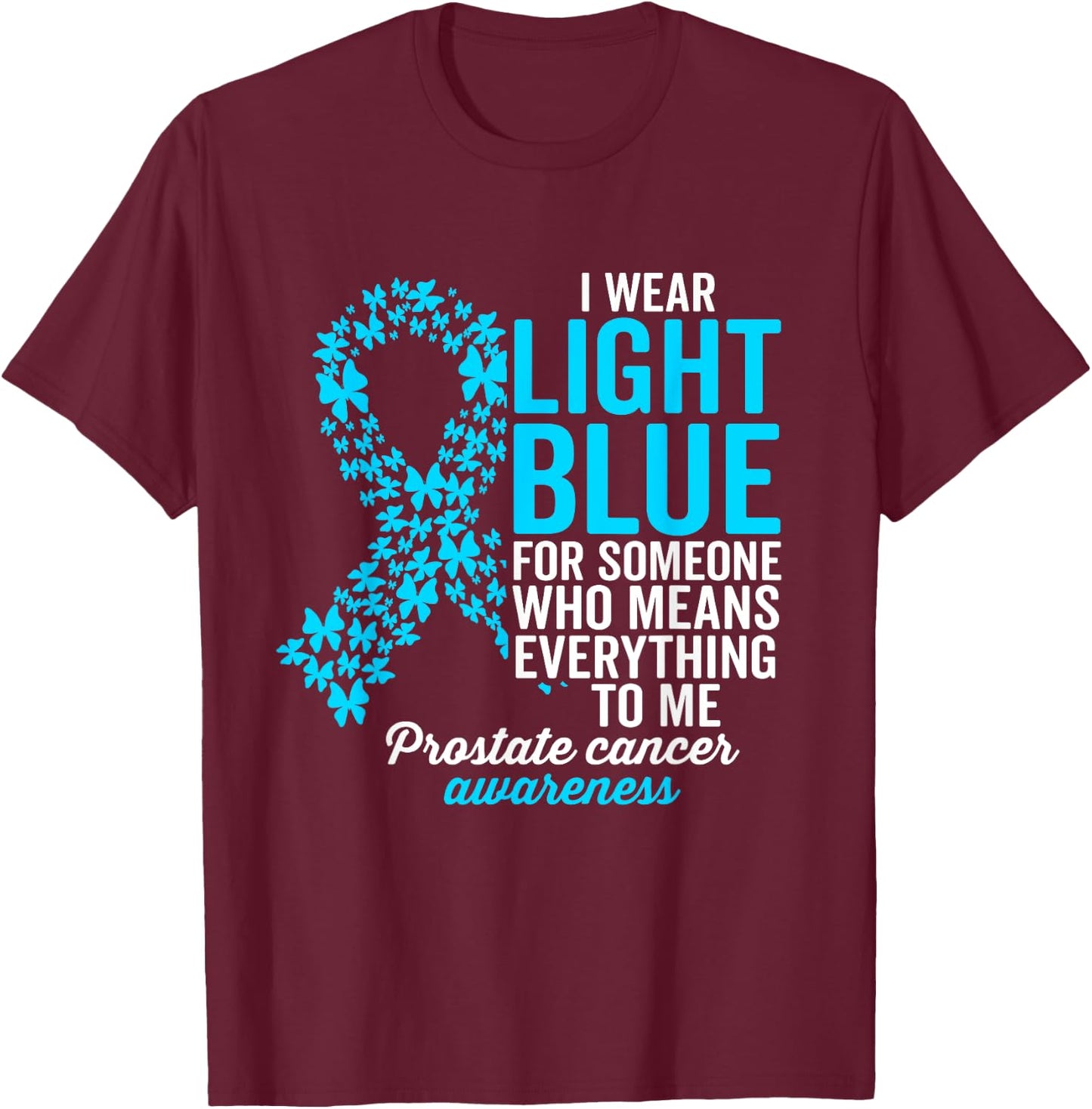 Prostate Cancer Support Squad Family Prostate Cancer T-Shirt - T-Shirt | Maroon