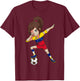 Venezuela Football Fan Flag T-Shirt - T-Shirt | Maroon