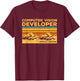 Vintage Computer Vision Developer T-Shirt - T-Shirt | Maroon
