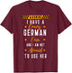 German Oma Deutschland Grandmother Germany Grandchildren T-Shirt - T-Shirt | Maroon