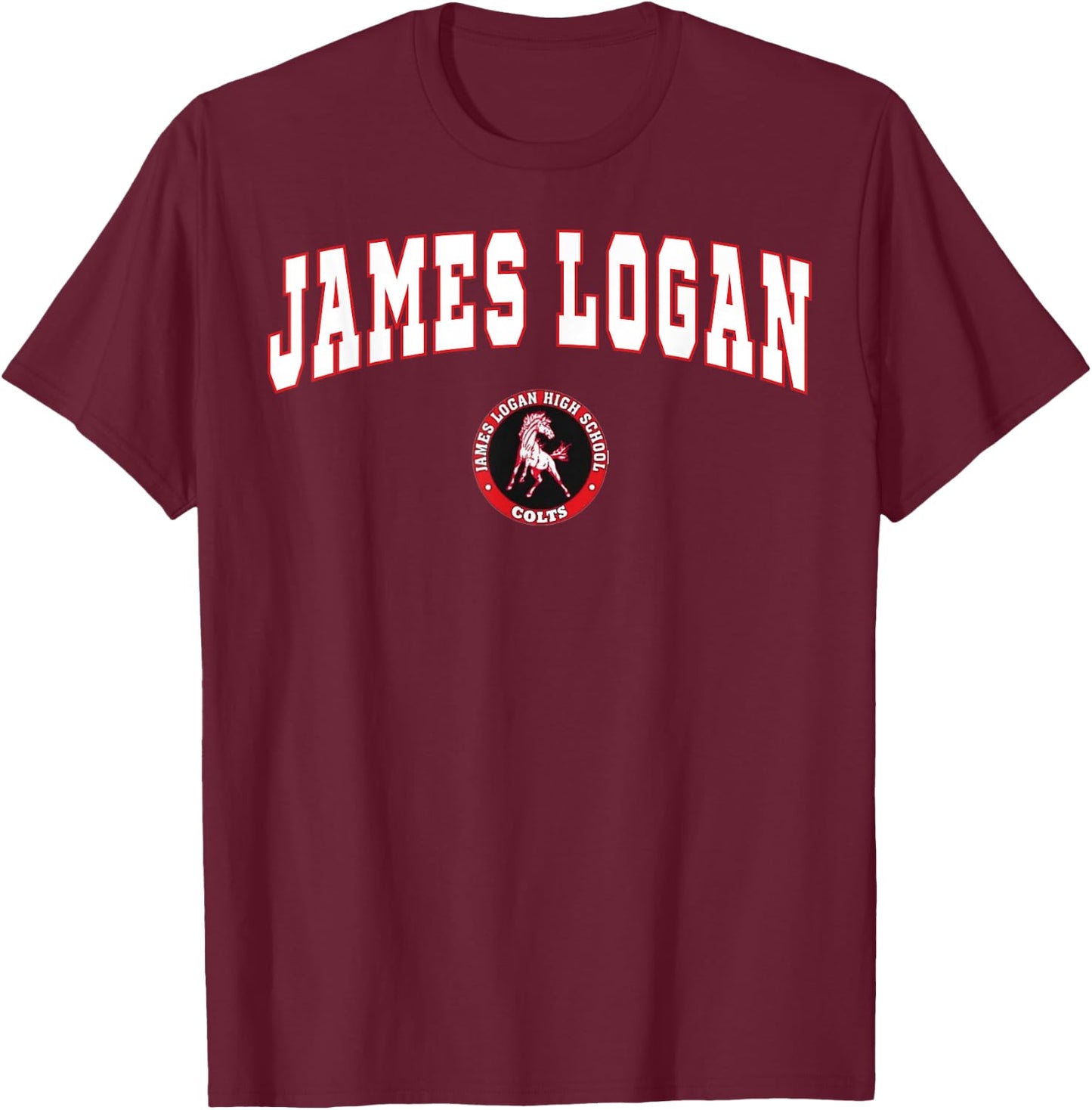 James Logan High School Colts C2 T-Shirt - T-Shirt | Maroon