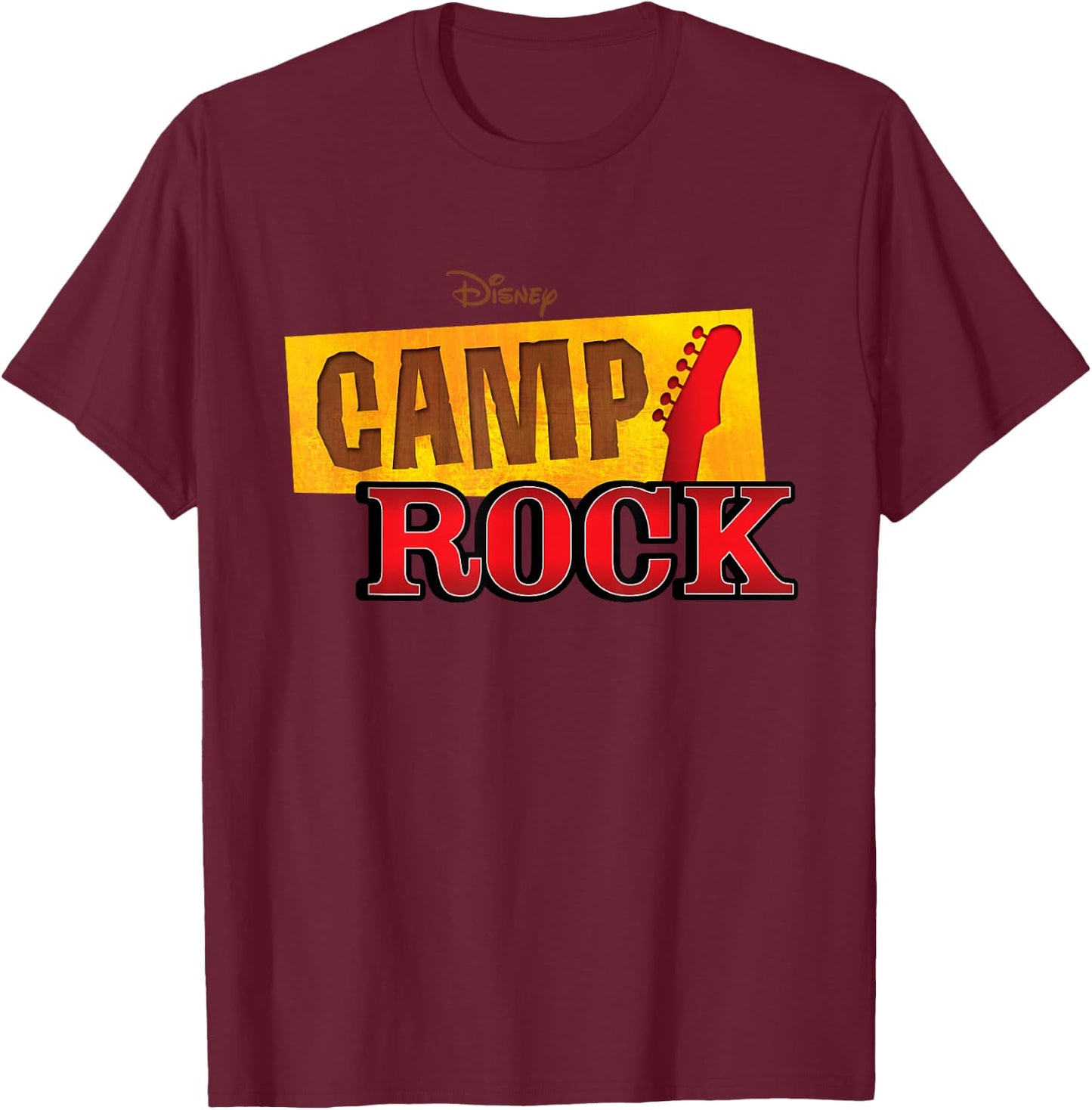 Disney Channel Camp Rock T-Shirt - T-Shirt | Maroon