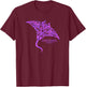 Cozumel Mexico Stingray Colorful Girls Souvenir T-Shirt - T-Shirt | Maroon