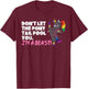 Karate Ninja Unicorn Ponytail Beast Martial Arts Girls Gift T-Shirt - T-Shirt | Maroon