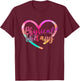 Love PTA Doctor Heart Physical Valentines Day Gift Therapy T-Shirt - T-Shirt | Maroon