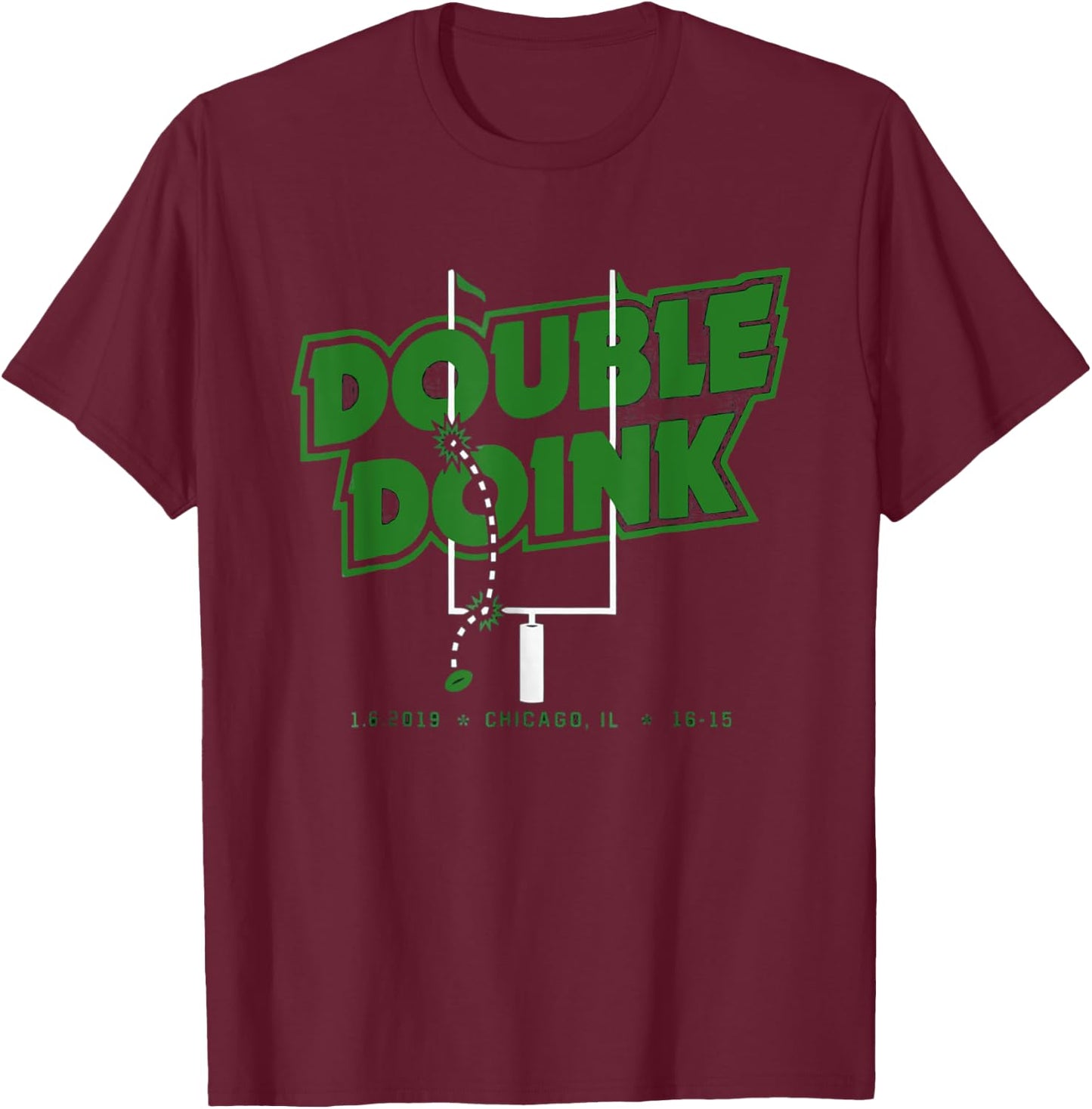 Double Doink T Shirt T-Shirt - T-Shirt | Maroon