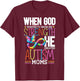 Autism Awareness Month & Mom Acceptance Autism T-Shirt - T-Shirt | Maroon