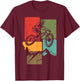 MTB for Mountain Biker | Retro Mountain Bike T-Shirt - T-Shirt | Maroon