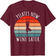 Cute & Funny Meditation Pilates T-Shirt - T-Shirt | Maroon