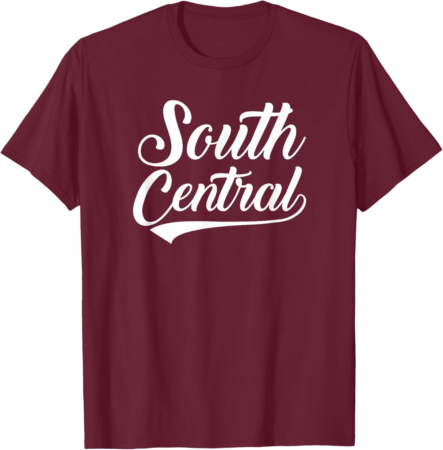 South Central Los Angeles Street LA Slauson Crenshaw 323 LA T-Shirt - T-Shirt | Maroon