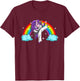 Unicorn Kung Fu Karate Marital Arts Jiu Jutsu Magical Girls T-Shirt - T-Shirt | Maroon