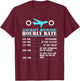 Aircraft Mechanic Hourly Rate Airframe Powerplant Technician T-Shirt - T-Shirt | Maroon