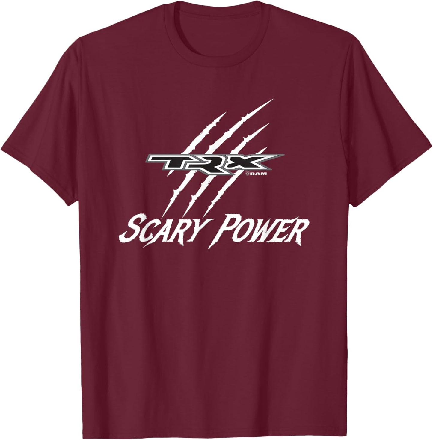 RAM Trucks TRX Scary Power T-Shirt - T-Shirt | Maroon