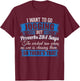 Jogging Design I I Wanted To Go Jogging But Proverbs 28:1 T-Shirt - T-Shirt | Maroon