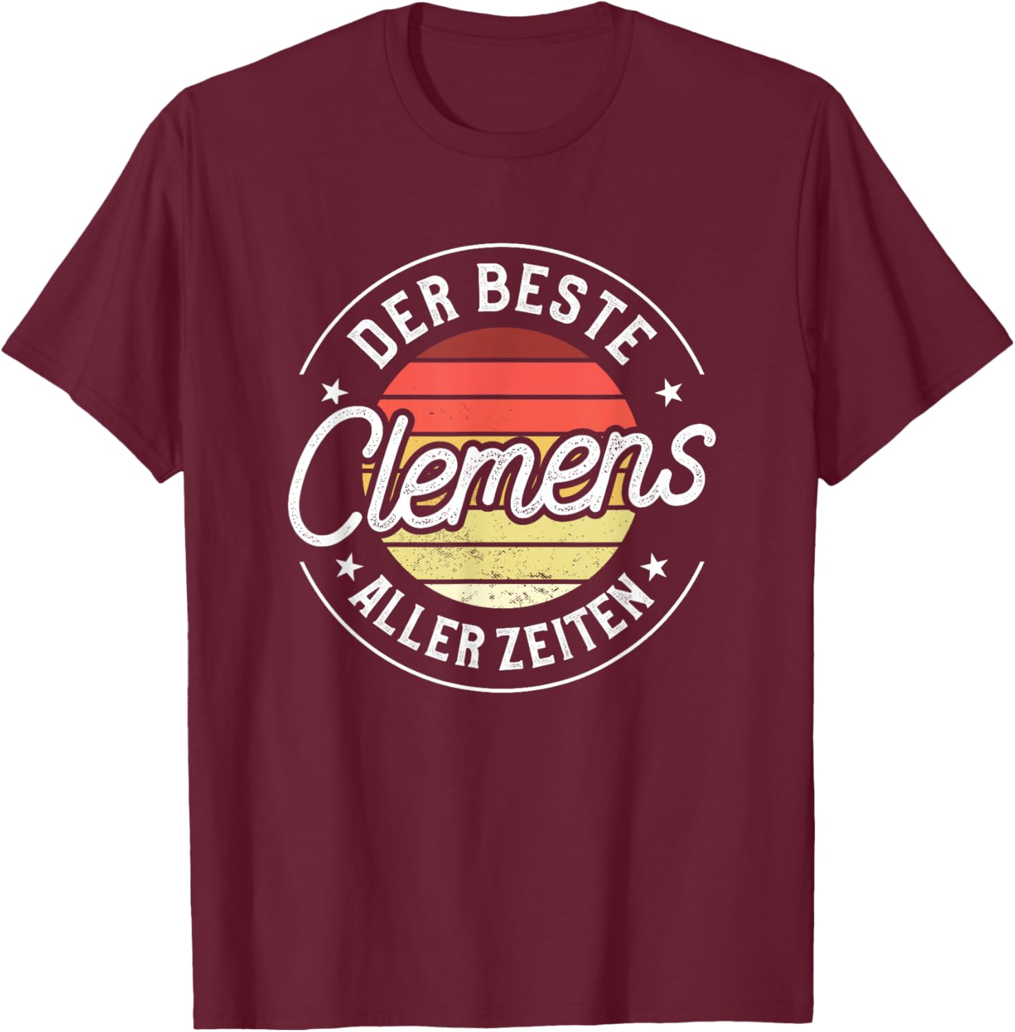 Der beste Clemens aller Zeiten T-Shirt - T-Shirt | Maroon