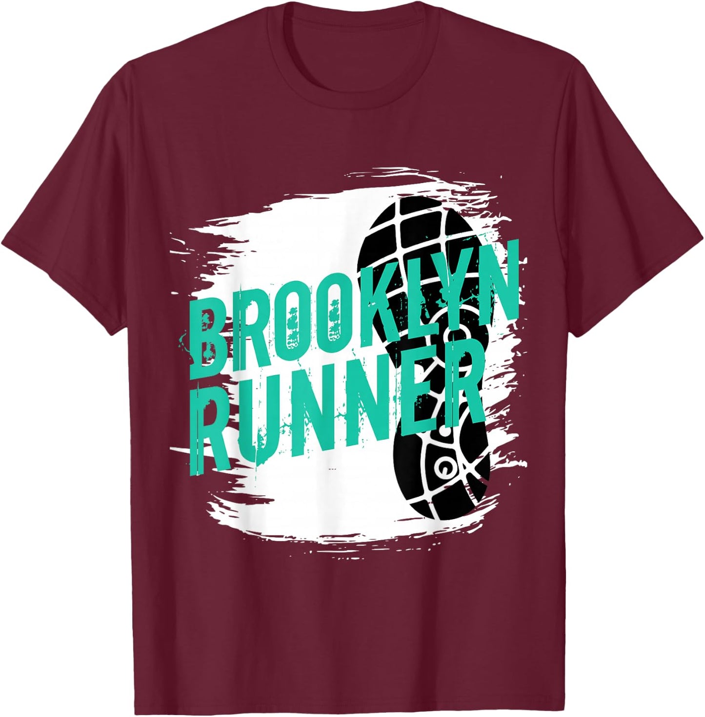 Brooklyn Runner Half Marathon 5k Running Race Gift New York T-Shirt - T-Shirt | Maroon