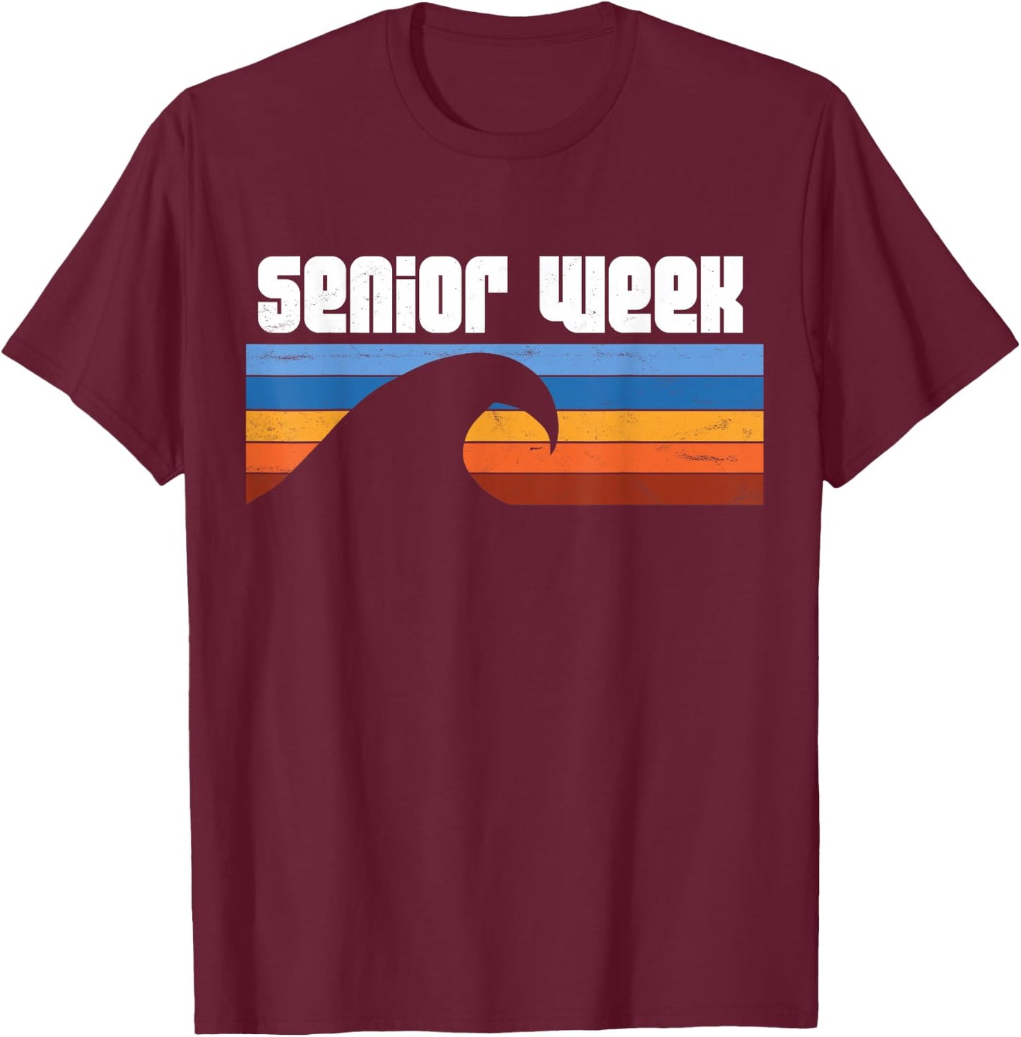 Beach Trip - Senior Week & Spring Break Vacation Party T-Shirt - T-Shirt | Maroon