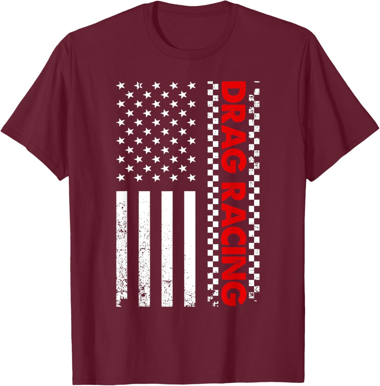 Cool Drag Racing Design Women Drag Race Car Lovers T-Shirt - T-Shirt | Maroon