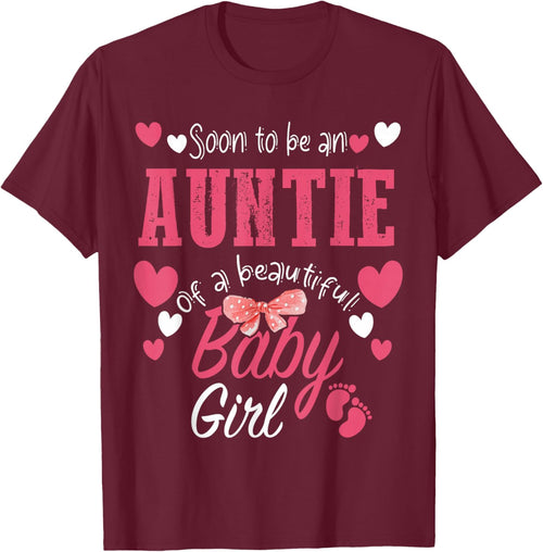 Soon To Be Auntie of Beautiful Baby Girl Gender Reveal 2025
