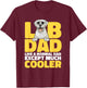 White Labrador Retriever White Lab Dad T-Shirt - T-Shirt | Maroon