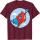 Superhero Blood Drop T-Shirt - T-Shirt | Maroon