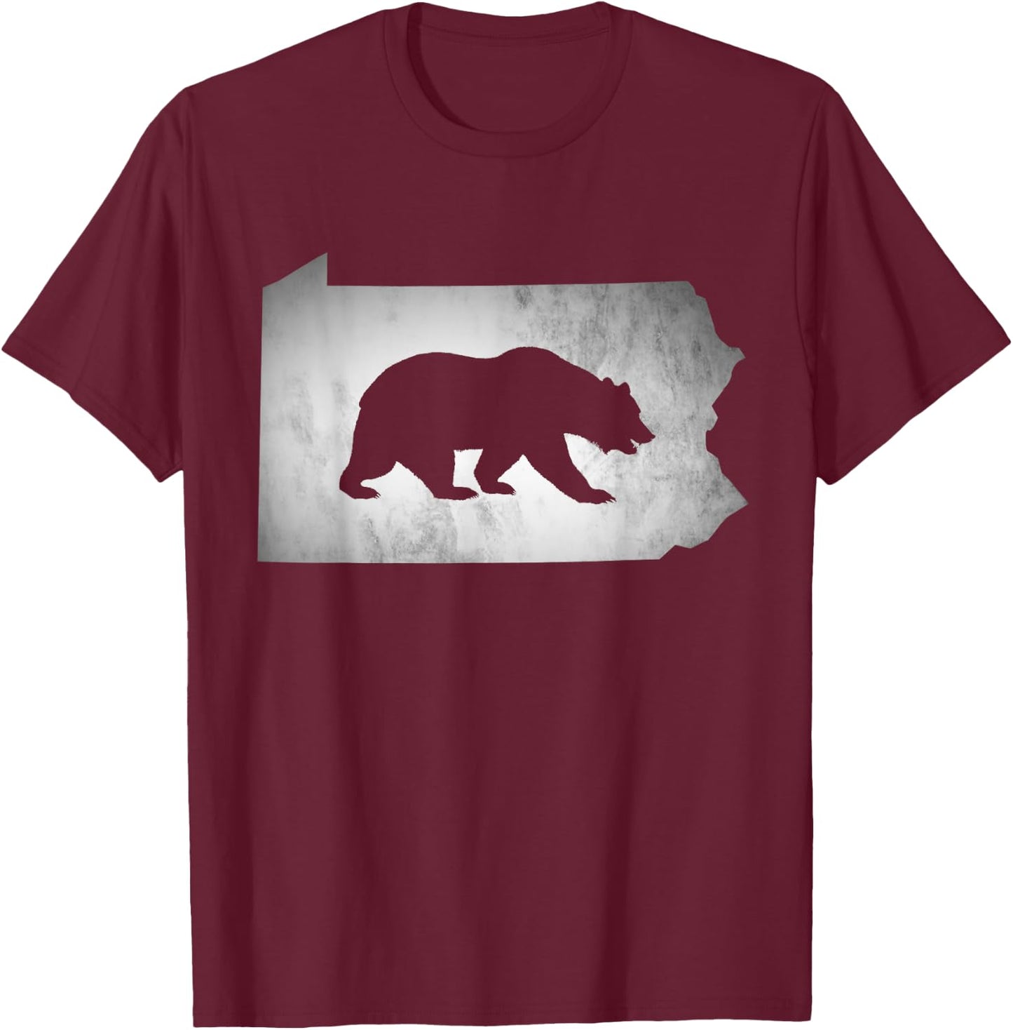 Pennsylvania Black Bear Hunting T-Shirt - T-Shirt | Maroon