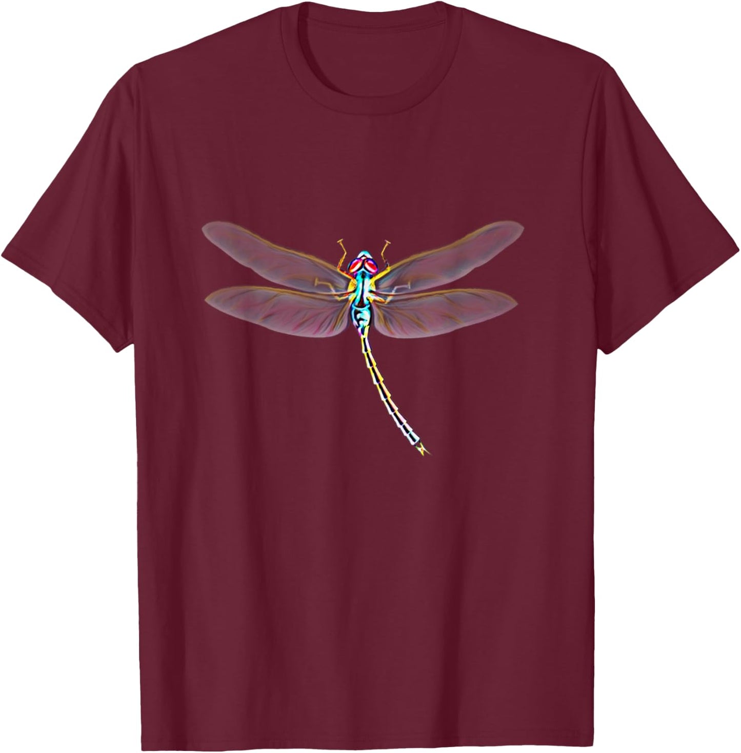 Dragonfly Insect T-Shirt - T-Shirt | Maroon