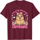 Just a Girl Who Loves Capybaras Graphic T-Shirt - T-Shirt | Maroon