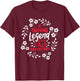 A Nursing Legend Has Retired Retirement Nurse T-Shirt - T-Shirt | Maroon