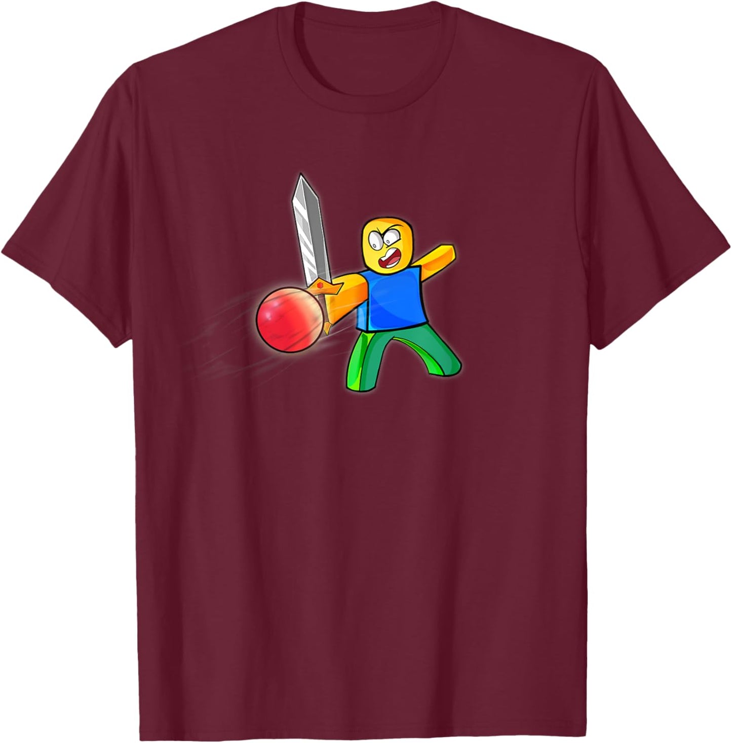 Blade Ball Blox T-Shirt - T-Shirt | Maroon