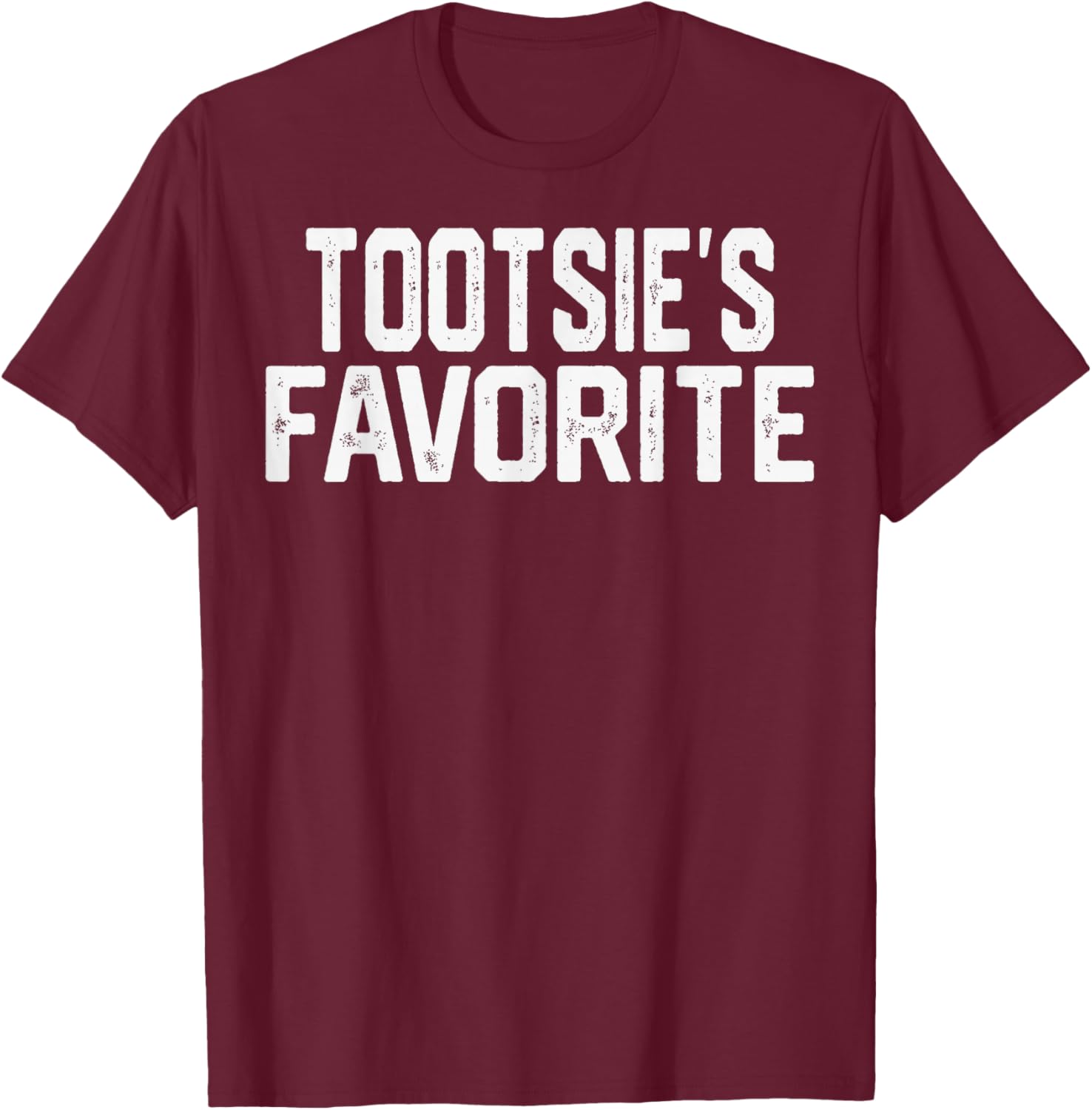 Tootsie’S Favorite Funny Grandparent Grandchild Vintage T-Shirt - T-Shirt | Maroon